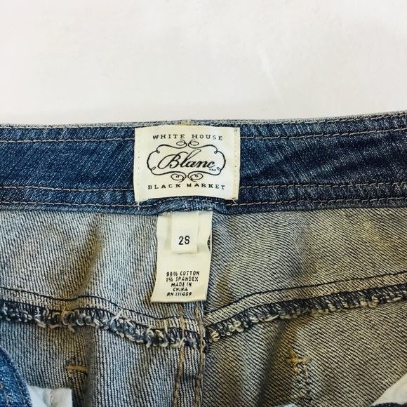 White House/Black Market Straight Leg Jeans - Picture 6 of 8